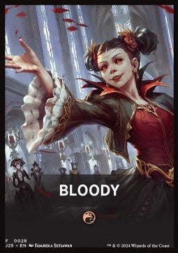 Jumpstart Pack Summary Card: Bloody - Foundations Jumpstart (Tip Card) [J25-F28]