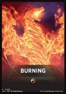 Jumpstart Pack Summary Card: Burning - Foundations Jumpstart (Tip Card) [J25-F29]