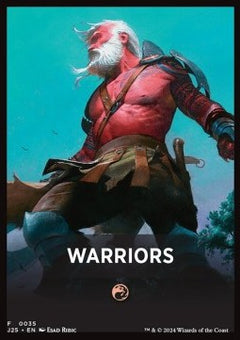 Jumpstart Pack Summary Card: Warriors - Foundations Jumpstart (Tip Card) [J25-F35]