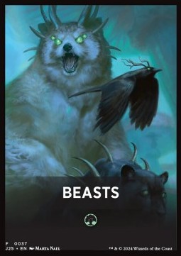 Jumpstart Pack Summary Card: Beasts - Foundations Jumpstart (Tip Card) [J25-F37]