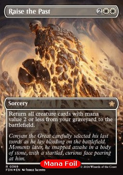 Raise the Past (V.2)⁣ - Magic: The Gathering Foundations: Extras⁣ (Rare)⁣ [369]