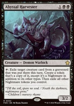 Abyssal Harvester - Magic: The Gathering Foundations (Rare) [FDN-54]