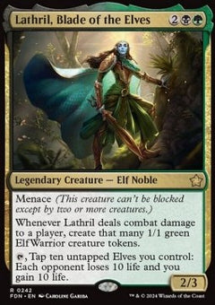 Lathril, Blade of the Elves⁣ - Magic: The Gathering Foundations⁣ (Rare)⁣ [242]
