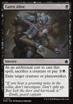 Eaten Alive⁣ - Magic: The Gathering Foundations⁣ (Common)⁣ [172]