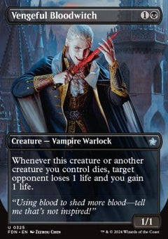 Vengeful Bloodwitch⁣ - Magic: The Gathering Foundations: Extras⁣ (Uncommon)⁣ [325]