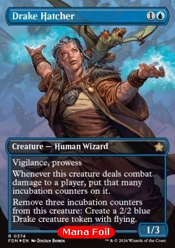Drake Hatcher (V.2)⁣ - Magic: The Gathering Foundations: Extras⁣ (Rare)⁣ [374]