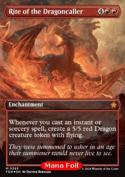 Rite of the Dragoncaller (V.2)⁣ - Magic: The Gathering Foundations: Extras⁣ (Mythic)⁣ [393]