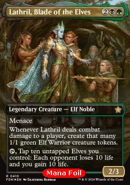 Lathril, Blade of the Elves (V.2)⁣ - Magic: The Gathering Foundations: Extras⁣ (Rare)⁣ [410]