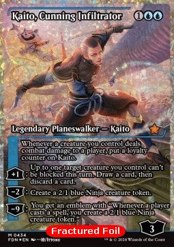 Kaito, Cunning Infiltrator (V.4)⁣ - Magic: The Gathering Foundations: Extras⁣ (Mythic)⁣ [434]
