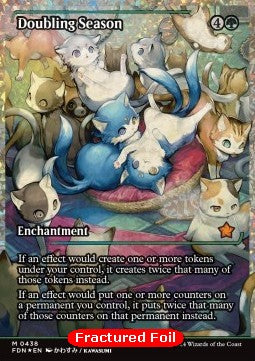 Doubling Season (V.2)⁣ - Magic: The Gathering Foundations: Extras⁣ (Mythic)⁣ [438]
