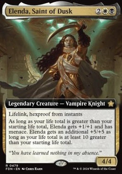 Elenda, Saint of Dusk (V.3)⁣ - Magic: The Gathering Foundations: Extras⁣ (Rare)⁣ [479]