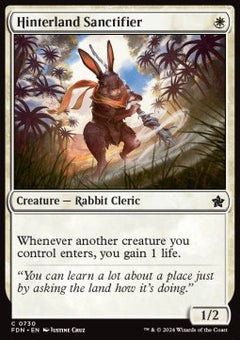 Hinterland Sanctifier - Magic: The Gathering Foundations: Starter Collection (Common) [SFDN-730]