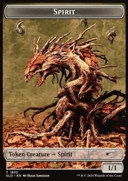 Spirit Token (C 1/1) // Clue Token⁣ - Secret Lair Commander Deck: 20 Ways to Win⁣ (Token)⁣ [T 1852/40]