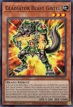 Gladiator Beast Gistel⁣ - Supreme Darkness⁣ (Super Rare)⁣ [017]