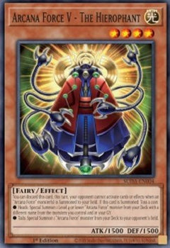 Arcana Force V - The Hierophant⁣ - Supreme Darkness⁣ (Common)⁣ [004]