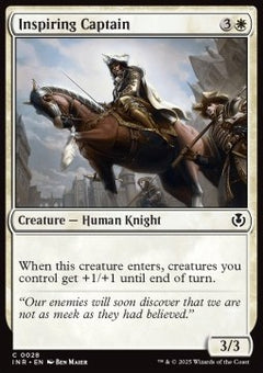 Inspiring Captain⁣ - Innistrad Remastered⁣ (Common)⁣ [28]