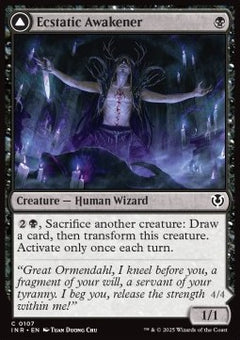 Ecstatic Awakener // Awoken Demon⁣ - Innistrad Remastered⁣ (Common)⁣ [107]