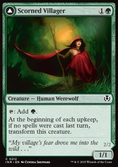 Scorned Villager / Moonscarred Werewolf⁣ - Innistrad Remastered⁣ (Common)⁣ [212]