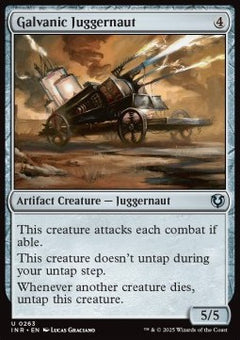 Galvanic Juggernaut⁣ - Innistrad Remastered⁣ (Uncommon)⁣ [263]