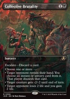 Collective Brutality (V.1)⁣ - Innistrad Remastered: Extras⁣ (Rare)⁣ [308]