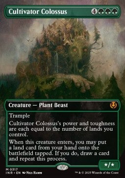 Cultivator Colossus (V.1)⁣ - Innistrad Remastered: Extras⁣ (Mythic)⁣ [317]