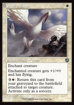 Gryff's Boon⁣ - Innistrad Remastered: Extras⁣ (Uncommon)⁣ [342]