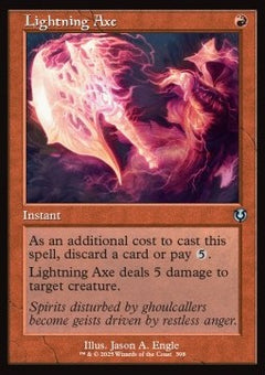 Lightning Axe⁣ - Innistrad Remastered: Extras⁣ (Uncommon)⁣ [398]