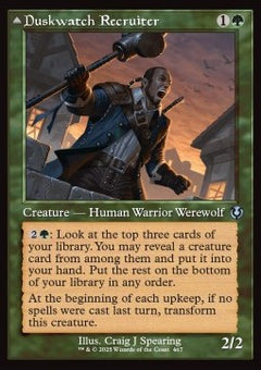 Duskwatch Recruiter / Krallenhorde Howler (V.2)⁣ - Innistrad Remastered: Extras⁣ (Uncommon)⁣ [467]