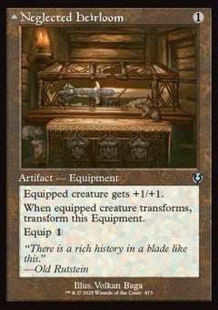 Neglected Heirloom / Ashmouth Blade⁣ - Innistrad Remastered: Extras⁣ (Uncommon)⁣ [473]