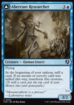 Aberrant Researcher / Perfected Form⁣ - Innistrad Remastered⁣ (Uncommon)⁣ [52]