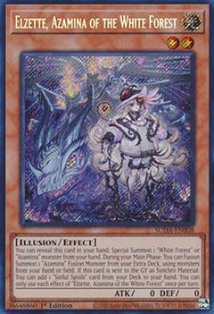 Elzette, Azamina of the White Forest (V.1 - Secret Rare)⁣ - Supreme Darkness⁣ (Secret Rare)⁣ [008]