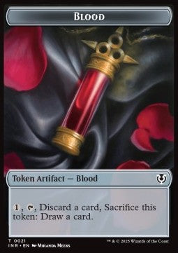 Blood Token // Clue Token⁣ - Innistrad Remastered: Tokens⁣ (Token)⁣ [T 21/22]