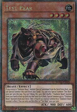 Test Bear (V.2 - Quarter Century Secret Rare)⁣ - Supreme Darkness⁣ (Quarter Century Secret Rare)⁣ [018]
