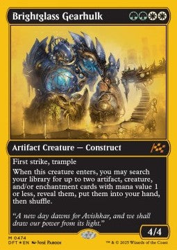 Brightglass Gearhulk (V.1)⁣ - Aetherdrift: First-Place⁣ (Mythic)⁣ [474]