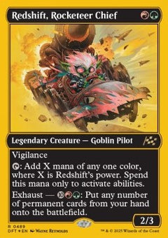 Redshift, Rocketeer Chief⁣ - Aetherdrift: First-Place⁣ (Rare)⁣ [489]