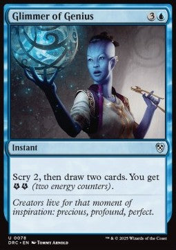 Glimmer of Genius⁣ - Commander: Aetherdrift⁣ (Uncommon)⁣ [78]