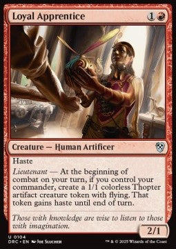 Loyal Apprentice⁣ - Commander: Aetherdrift⁣ (Uncommon)⁣ [104]