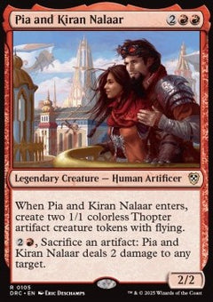 Pia and Kiran Nalaar⁣ - Commander: Aetherdrift⁣ (Rare)⁣ [105]