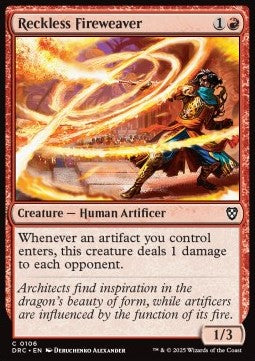 Reckless Fireweaver⁣ - Commander: Aetherdrift⁣ (Common)⁣ [106]