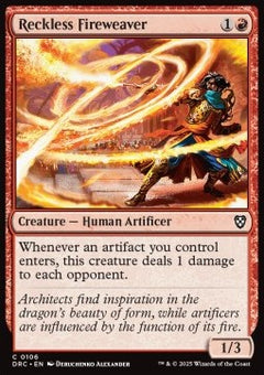 Reckless Fireweaver⁣ - Commander: Aetherdrift⁣ (Common)⁣ [106]