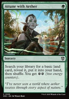 Attune with Aether⁣ - Commander: Aetherdrift⁣ (Common)⁣ [109]