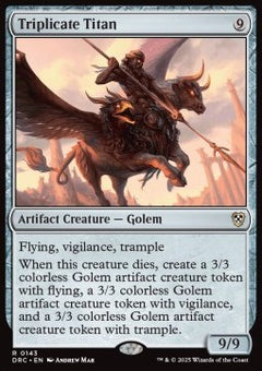 Triplicate Titan⁣ - Commander: Aetherdrift⁣ (Rare)⁣ [143]