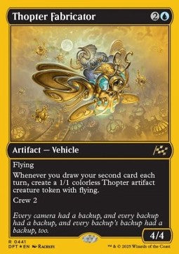 Thopter Fabricator (V.1)⁣ - Aetherdrift: First-Place⁣ (Rare)⁣ [441]