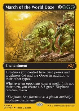 March of the World Ooze⁣ - Aetherdrift: First-Place⁣ (Mythic)⁣ [468]