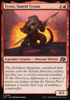 Tyrox, Saurid Tyrant⁣ - Aetherdrift⁣ (Uncommon)⁣ [149]