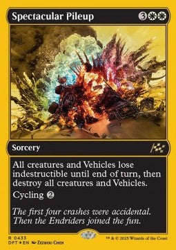 Spectacular Pileup⁣ - Aetherdrift: First-Place⁣ (Rare)⁣ [433]