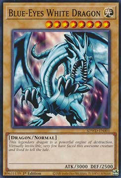 Blue-Eyes White Dragon (V.1 - Common)⁣ - Structure Deck: Blue-Eyes White Destiny⁣ (Common)⁣ [001]