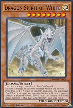 Dragon Spirit of White⁣ - Structure Deck: Blue-Eyes White Destiny⁣ (Common)⁣ [008]