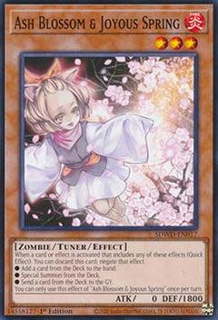 Ash Blossom & Joyous Spring⁣ - Structure Deck: Blue-Eyes White Destiny⁣ (Common)⁣ [017]
