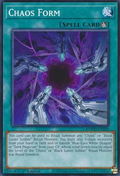 Chaos Form⁣ - Structure Deck: Blue-Eyes White Destiny⁣ (Common)⁣ [020]